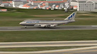 Boeing 747 landing at Prague Airport | Gameplay