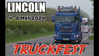 TruckFest Lincoln 2024 - Arrival of participants at the largest truck festival in Europe part 1