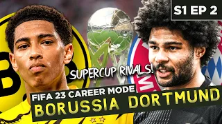 RIVAL SUPERCUP!!! - FIFA 23 BORUSSIA DORTMUND CAREER MODE S1 EP 2