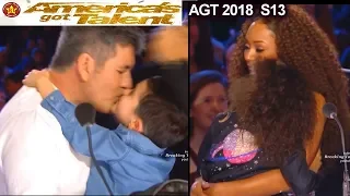 AGT  Parents & Children Simon & Eric Cowell - Mel B & Madison America's Got Talent 2018  Season 13