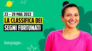 La classifica dei segni più fortunati della settimana dal 23 al 29 maggio 2022