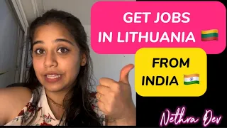 APPLY TO JOBS IN LITHUANIA FROM INDIA | Lithuania 🇱🇹 | Students and Professionals  | Nethra Dev