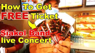 SIAKOL LIVE CONCERT FREE ​⁠TICKETS @Ser.ARTvlog  @Siakol