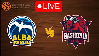 🔴 Live: Alba Berlin vs Baskonia | EuroLeague 2023-2024 | Live Play by Play Scoreboard