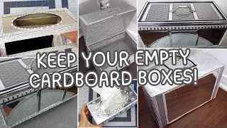 Cardboard Box Craft Ideas (Glam Edition) | Keepsake Boxes | Dollar Tree DIY