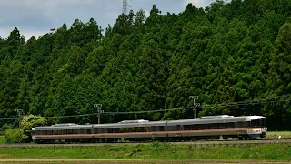 JR東海373系(F7編成)特急ワイドビュー伊那路1号飯田行き　飯田線東上〜野田城