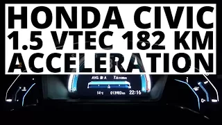 Honda Civic 5D 1.5 VTEC Turbo 182 hp (AT) - acceleration 0-100 km/h