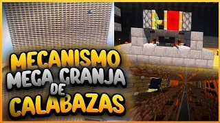 ✅TUTORIAL DE COMO HACER UNA GRANJA AUTOMATICA DE CALABAZA EN CUALQUIER SERVIDOR DE MINECRAFT 2023🔥