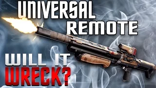 WILL IT WRECK???? 6 Universal Remotes ONLY In Clash!! (Funny Destiny Gun Challenge Gameplay)