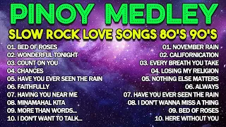 Slow Rock Love Song Nonstop 🎤🎷 SLOW ROCK MEDLEY 🎧🔊 Rock Ballads 70S 80S 90S🔊🎧