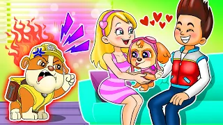 Ryder Has a New Love - Rubble is Abandoned! | Paw Patrol Ultimate Rescue | Rainbow Friends 2