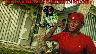 THAT BOY SLIDING!!! Kodak Black - Easter in Miami [Official Music Video] (REACTION!!!)