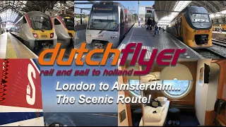 London to Amsterdam by TRAIN FERRY & METRO - Greater Anglia & Stena Line's "Dutchflyer" Rail & Sail!