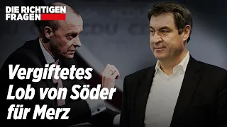 Söder stichelt gegen Merz | Die richtigen Fragen