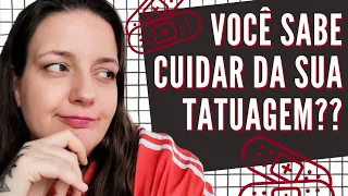 CUIDADOS NA CICATRIZAÇÃO! Como cuidar da sua tatuagem.