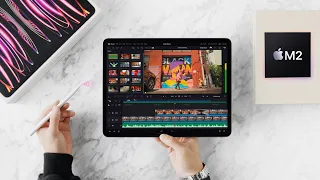 NEW M2 iPad Pro (2022) Unboxing & Setup!
