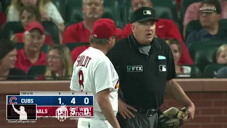 Ejection 104 - Mike Shildt Ejected by Jeff Nelson After Strikeout Ends Cards' 5th Inning