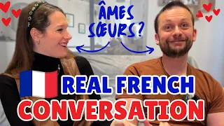 Our Love Story ❤️ Real French Conversation (FR/EN subtitles)