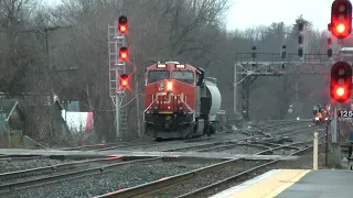CN Train 368 Returning to it's Train March 13, 2024