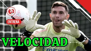 VELOCIDAD DE REACCION ⚡️ arqueros profesionales: ¿Cómo trabajarla? :Goalkeeper training