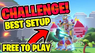 F2P CHALLENGE! HIGHEST LEVEL IN 10 MINUTES | NO BOOSTS Giant Simulator