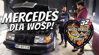 Mercedes od Porsche na WOŚP! 😎 | Mercedes 500E