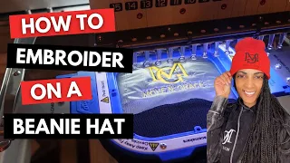 How to Embroider on a Beanie Hat | Fast & Easy