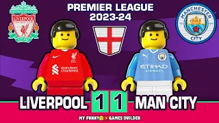 Liverpool vs Man City 1-1 • Premier 2024 • All Goals & Highlights in Lego Football