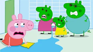 Poor Baby Peppa Pig and Bad Daddy Pig Zombie | Peppa Pig Zombie Funny Animation