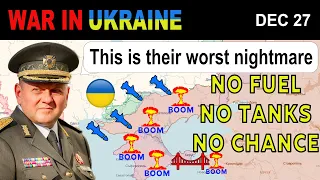 27 Dec: Clever! Ukrainians BLOW UP RUSSIAN FUEL DEPOTS FOR TANKS | War in Ukraine Explained