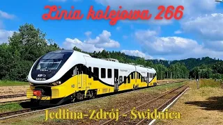 Przejazd linią kolejową 266 z Jedliny-Zdrój do Świdnicy