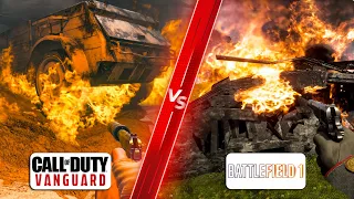 Call of Duty: Vanguard vs Battlefield 1 - Direct Comparison! Attention to Detail & Graphics!