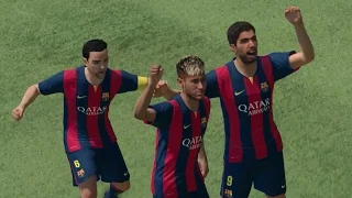 PES 2015 Demo Gameplay (PS4): FC Barcelona vs Real Madrid
