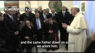 Pope Francis to Jewish, Muslim and Catholic group: We have the same Father