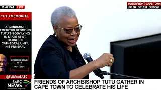 Desmond Tutu | Graca Machel addresses an intimate evening to celebrate the Arch's life