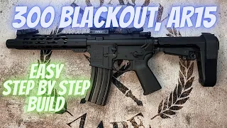 Easy step by step 300 Blackout pistol build, parts and tools list. Best AR15 build, 300AAC build.