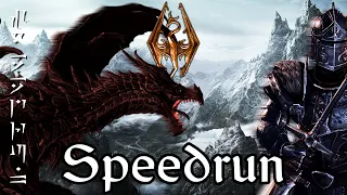 Speedrun Skyrim Glitchless en 1h 6m 55s par @lithium_l | WR 🏆 (Commenté en Français)