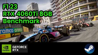 F1 23 | RTX 4060Ti 8GB Benchmark | Gameplay