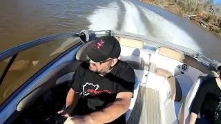 Trying out the new Jet Boat!