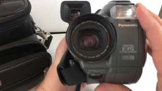 Panasonic Palmcorder VHS-C PV-L550D Camcorder eBay Demo