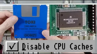 Disabling the CPU Instruction Cache on the Amiga 1200 / 68020