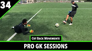 Recovery Movements & Angle Shot Stopping | Goalkeeper Training | Pro Gk Sessions