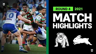 Bulldogs v Rabbitohs Match Highlights | Round 4, 2021 | Telstra Premiership | NRL