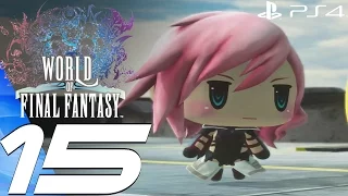 World of Final Fantasy (PS4) - Gameplay Walkthrough Part 15 - Brandelis Boss Fight & Balamb Garden