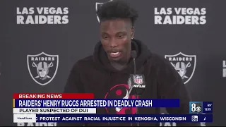 Raiders player Henry Ruggs III arrested in deadly crash