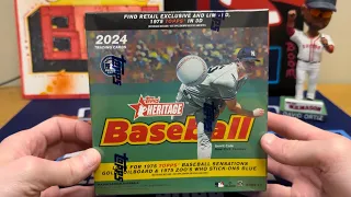 MOOSE CARD?? NEW 2024 TOPPS HERITAGE MEGA BOX OPENING!! NICE!