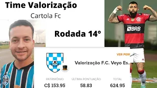 TIME PARA VALORIZAR NA RODADA 14° CARTOLA FC!