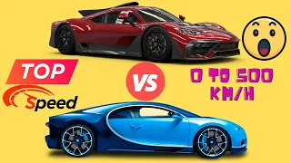 AMG Project ONE VS Bugatti Chiron, Top speed test, Guess the winner !!!