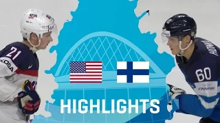 USA - Finland | Highlights | #IIHFWorlds 2017