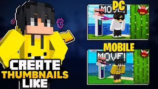 🤯How To Make Thumbnails Like @OyesXD @SenpaiSpider  @PSD1 (🔥In Just 5 minutes)